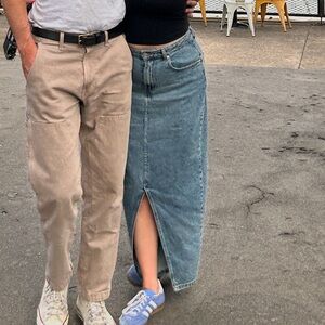 ASOS Denim Maxi Skirt